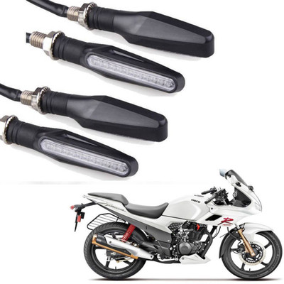 BRPEARl Side LED Indicator Light for Hero Karizma(Blue)