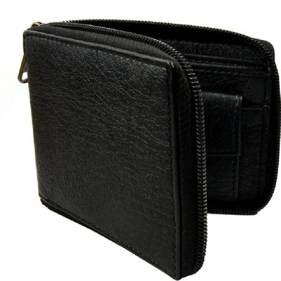 Designer Bugs Men Black Artificial Leather Wallet(3 Card Slots)