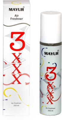 MAYUR 3xxx Without Gas Air Freshener 250 ml Spray(250 ml)