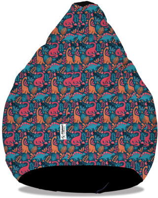 Flipkart SmartBuy XXL Tear Drop Bean Bag Cover  (Without Beans)(Multicolor)