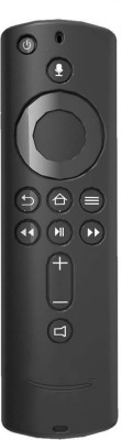 J Silicone Case for Fire TV Fire TV 4K/Fire TV (3rd Gen) Remote Controller(Black)