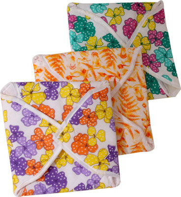 KANUSHI Cotton Roti Cover/ Chapati Cover/ Roti Rumals Floral Print Roti Square Flap Cover(Multicolor, 3) deal from flipkart