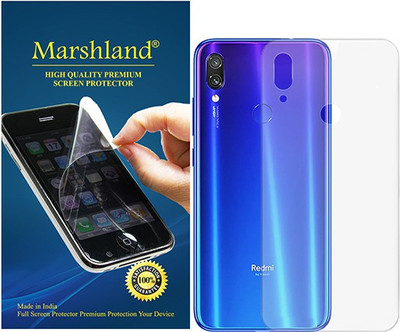 MARSHLAND Back Screen Guard for Mi Redmi Note 7, Mi Redmi Note 7 Pro, Mi Redmi Note 7S(Pack of 1)