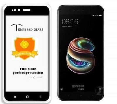 NaturalBuy Edge To Edge Tempered Glass for Mi A1(Pack of 1)