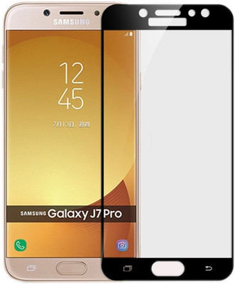 Accessories Kart Edge To Edge Tempered Glass for Samsung Galaxy J7 Pro(Pack of 1)
