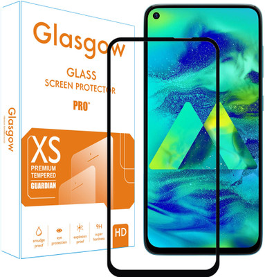 Glasgow Edge To Edge Tempered Glass for Samsung Galaxy M40(Pack of 1)