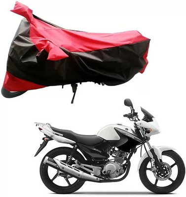 ELECTRIBLES Two Wheeler Cover for Yamaha(SS 125, Black, Red)
