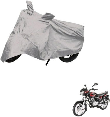 AuTO ADDiCT Two Wheeler Cover for Bajaj(Discover 125 DTS-i, Silver)