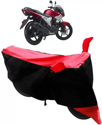 ELECTRIBLES Two Wheeler Cover for Royal Enfield(Enticer, Black, Red)