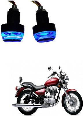 PRTEK Front LED Indicator Light for Royal Enfield Electra Twin Spark(White, Blue)