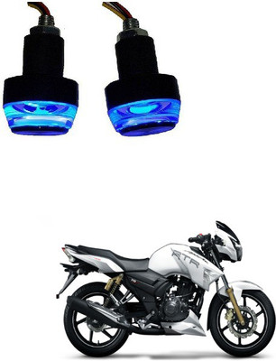 PRTEK Front LED Indicator Light for TVS Apache RTR 180(White, Blue)