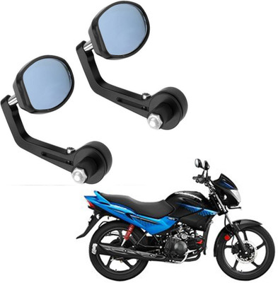 RK BEAUTY Manual Rear View Mirror, Driver Side For Hero Glamour(Right, Left)