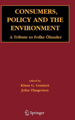 Consumers, Policy and the Environment(English, Hardcover, unknown)