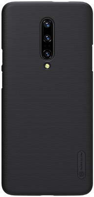 Nillkin Back Cover for OnePlus 7 Pro(Black, Grip Case, Pack of: 1)