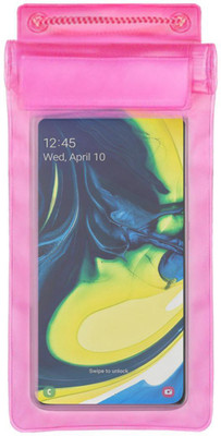 ACM Pouch for Samsung Galaxy A80(Pink, Waterproof, Silicon, Pack of: 1)