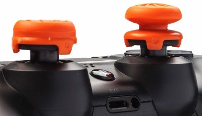 KontrolFreek Thumb Grip For PLAYSTATION 4  Gaming Accessory Kit(Orange, For PS4)
