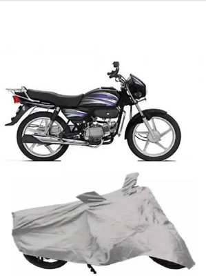 unik auto Two Wheeler Cover for Hero(Splendor, Silver)