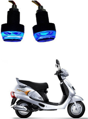 PRTEK Side LED Indicator Light for Universal For Bike 0000136 Headlight Motorbike LED for Mahindra (12 V, 12 W)(Duro DZ, Pack of 2)
