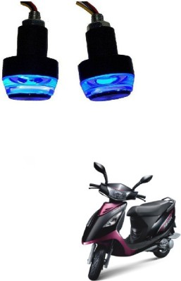 PRTEK Side LED Indicator Light for Universal For Bike 0000057 Headlight Motorbike LED for TVS (12 V, 12 W)(Scooty Streak, Pack of 2)