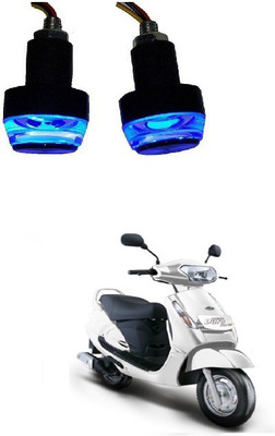PRTEK Side LED Indicator Light for Universal For Bike 0000141 Headlight Motorbike LED for Mahindra (12 V, 12 W)(Duro DZ, Pack of 2)