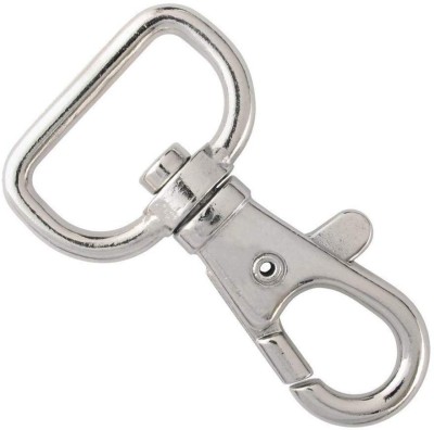 DIY Crafts Metal Lobster Claw Clasps Swivel Trigger Snap Hooks by Specialist ID (Wide 3/4 Inch D Ring - 360 Swivel)