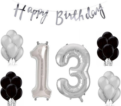 Tiank Innovation Combo for Birthday Party Decoration(13 Number Combo)(Set of 53)