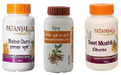 PATANJALI Ashwagandha Shatavar Swet MushliChurna(300 g)