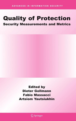 Quality Of Protection  - Security Measurements and Metrics(English, Hardcover, unknown)