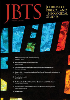 Journal of Biblical and Theological Studies, Issue 4.1(English, Paperback, unknown)