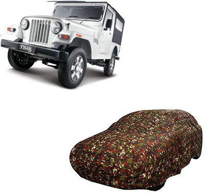 ANLOPE Car Cover For Mahindra Marshal (With Mirror Pockets)(Pink)
