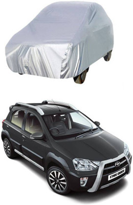 INTUF Car Cover For Toyota Etios Cross (Without Mirror Pockets)(Silver)