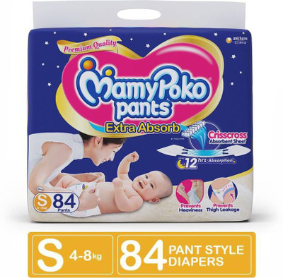 MamyPoko New Extra Absorb Diaper - S(86 Pieces)