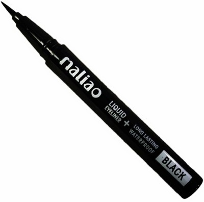 maliao Original Waterproof Liquid Coloured Pen Sketch Eyeliner Black 0.8 g(Pen Black)