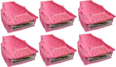 70% OFF on atorakushon Satin Blouse Cover 6PC SBC6(Pink)