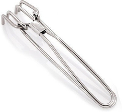 SRH TRADERS 87989687 Stainless Steel Wire Tong/Pakkad Utensil Holder 23 cm Serving, Utility, Roasting, Scissor Pakkad(Pack of 1)
