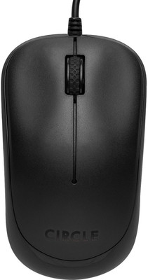 Circle 01 Wired Ambidextrous Optical  Gaming Mouse(USB 2.0, Black)