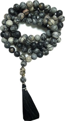 ALDOMIN Aldomin Natural Picasso Jasper 108 Bead Healing Crystal Mala (Bead Size 8.5 MM) Crystal Crystal Necklace