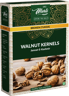 SHREE MURLI Walnut Kernels without shell Broken 2 kg (Pack of 250 grams x 8) Walnuts(8 x 0.25 kg)