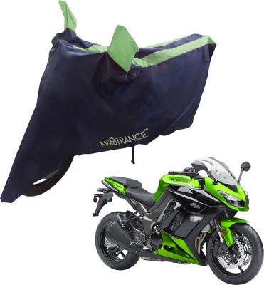 MOTOTRANCE Two Wheeler Cover for Kawasaki(Ninja 1000, Blue, Green)