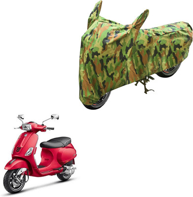 SHOOLIN Waterproof Two Wheeler Cover for Piaggio(Vespa LX, Multicolor)