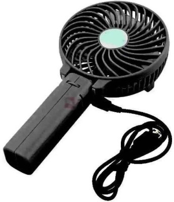 SYARA Air conditioner Mini hand fan compatiable with all smart phone Air Mini Cooler comaptiable with all Smart phone USB Fan(Black)