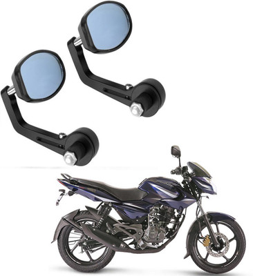 NRS Manual Rear View Mirror, Dual Mirror, Driver Side For Bajaj Pulsar 135 LS DTS-i(Right, Left)