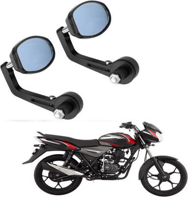 BRPEARl Manual Rear View Mirror, Dual Mirror, Driver Side For Bajaj Discover 100 DTS-i(Right, Left)