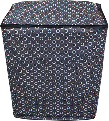 KingMatters Top Loading Washing Machine  Cover(Width: 82 cm, Blue, White)