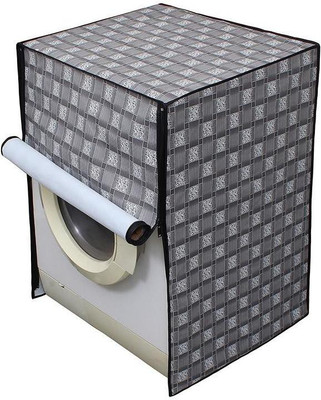 KingMatters Front Loading Washing Machine  Cover(Width: 61 cm, Grey, White)