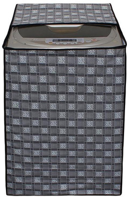 KingMatters Top Loading Washing Machine  Cover(Width: 52 cm, Grey, White)