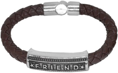 Shiv Jagdamba Leather, Stainless Steel Beads Bracelet