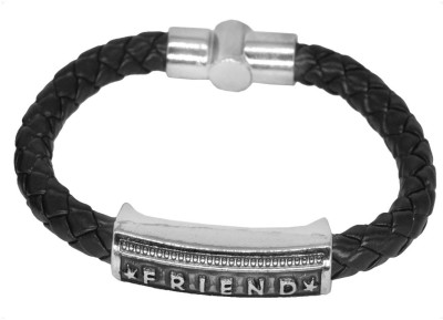 Shiv Jagdamba Leather, Stainless Steel Beads Bracelet