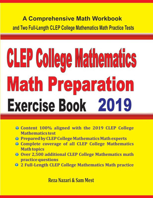 CLEP College Mathematics Math Preparation Exercise Book(English, Paperback, Nazari Reza)
