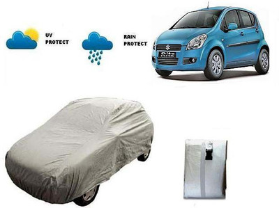 FUNKYDEALZ Car Cover For Maruti Suzuki Ritz (Without Mirror Pockets)(Silver)